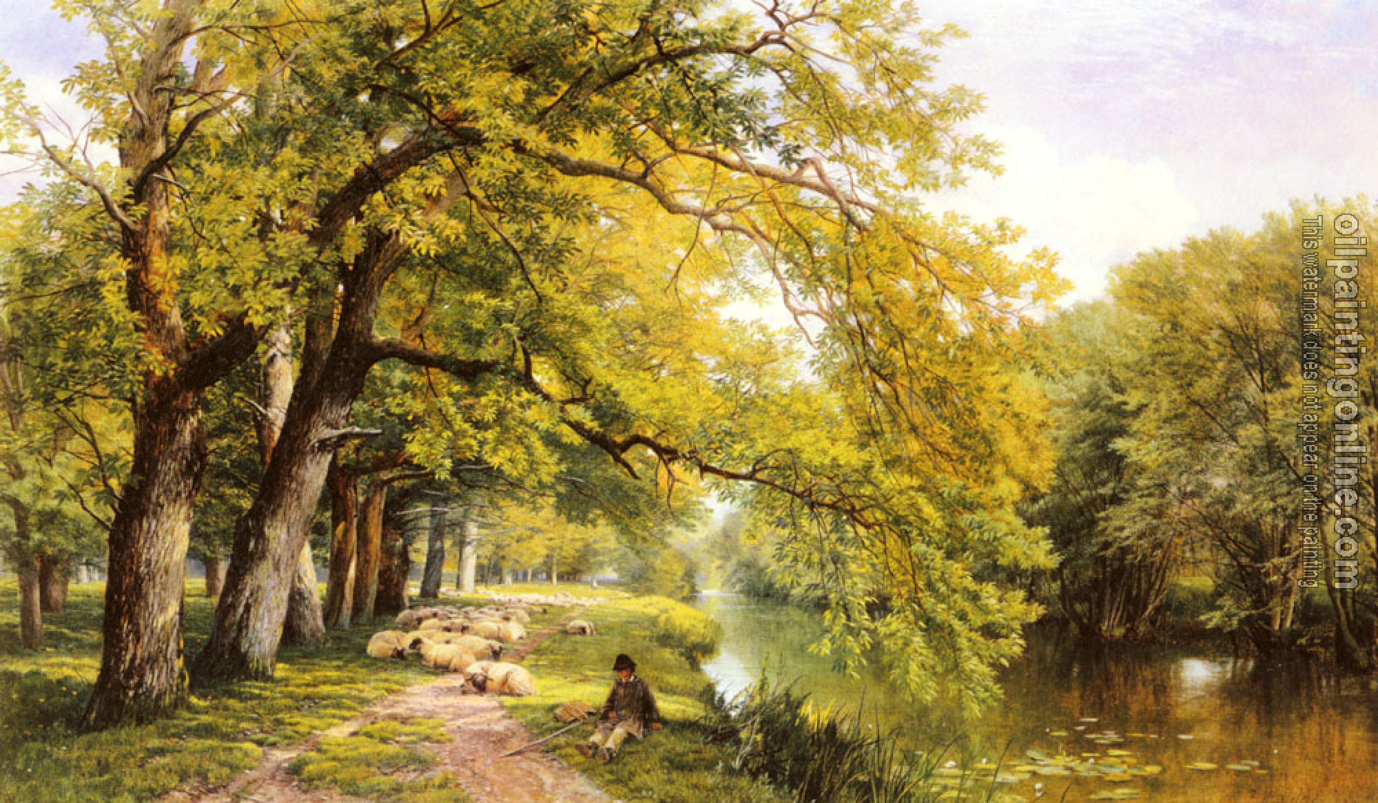 Frederick William Hulme - Hulme Frederick William At Ockham Surrey In Summer